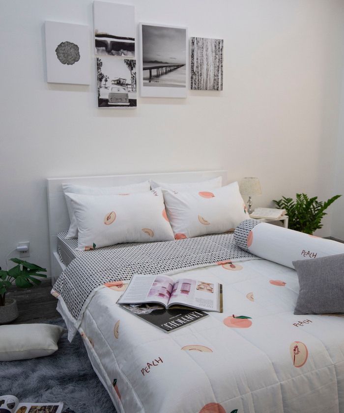  BỘ COTTON CM TRÁI ĐÀO LUX NHB011 