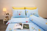  Bộ Microfiber Xanh Dương Hoạ Tiết 