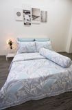  Bộ Drap Giường Tencel Lụa Hoa Trúc Xanh 
