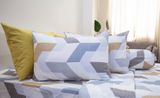  Bộ Chăn Ga Microfiber Gạch Vàng 