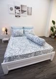  Bộ Drap Giường Microfiber Lá Trúc Xanh 