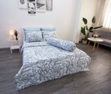  Bộ Drap Giường Microfiber Lá Trúc Xanh 