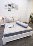  Bộ Drap giường Tencel Silky hai màu xám vàng - Drap Giường Tencel Ngọc Hạnh 