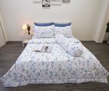  Bộ Tencel Silky hoa nhí xanh 
