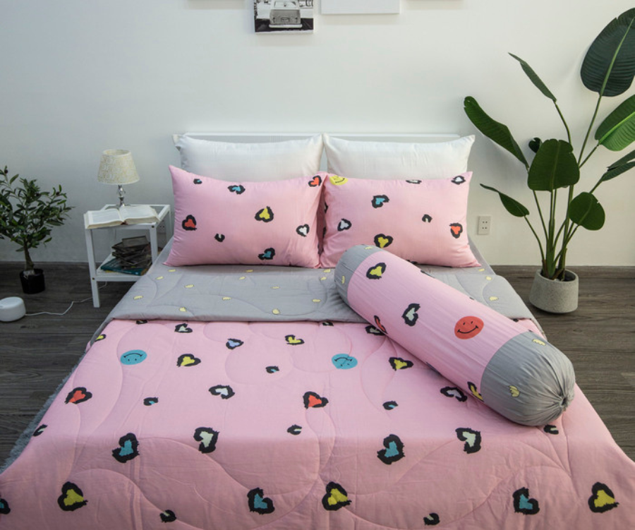  Bộ cotton CM hồng da beo LUX NHB24 
