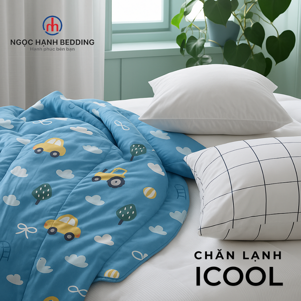  Chăn Lạnh ICOOL Hình thỏ - Mát lạnh mùa hè - NGỌC HẠNH ICOOL 