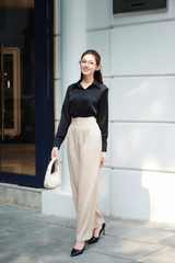 Áo sơ mi nữ công sở kiểu dáng basic