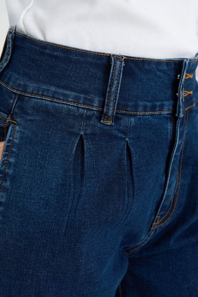 Quần Jeans Nữ Baggy CHENMAC Mềm Mại, Co Giãn