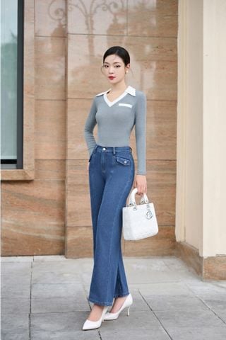 Quần Jeans Dáng Suông