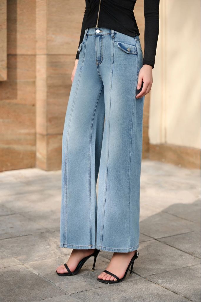 Quần Jeans Dáng Suông