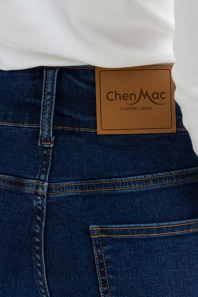 Quần Jeans Nữ Baggy CHENMAC Mềm Mại, Co Giãn