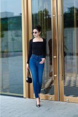Quần Jeans Nữ Dáng Skinny Tôn Dáng, Co Giãn