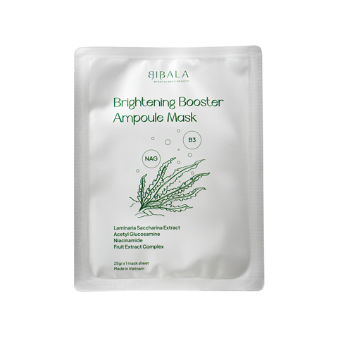  BRIGHTENING BOOSTER AMPOULE MASK - Mặt nạ phục hồi da tăng cường cấp nước, làm sáng da 