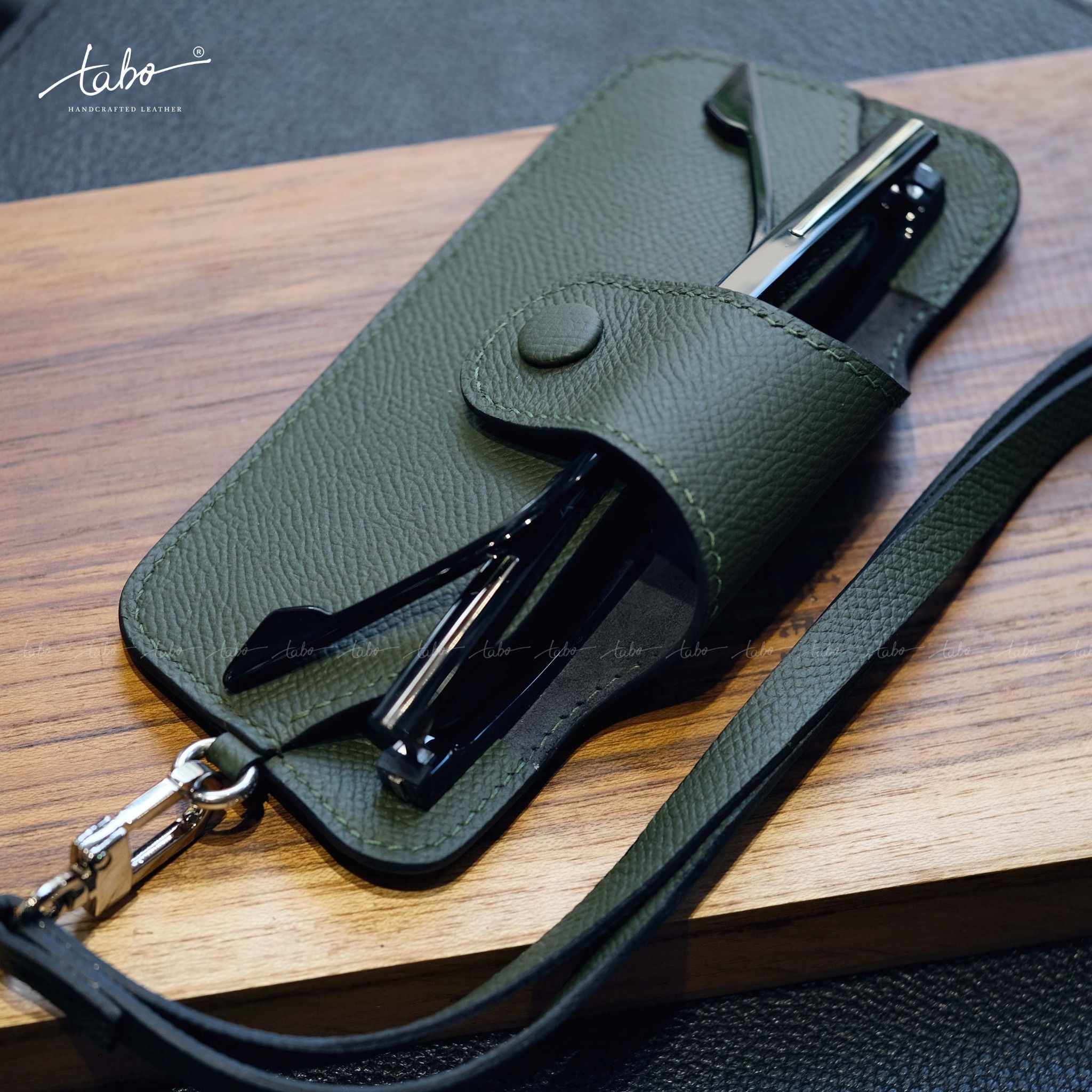  LEATHER GLASSES CASE MS02G 