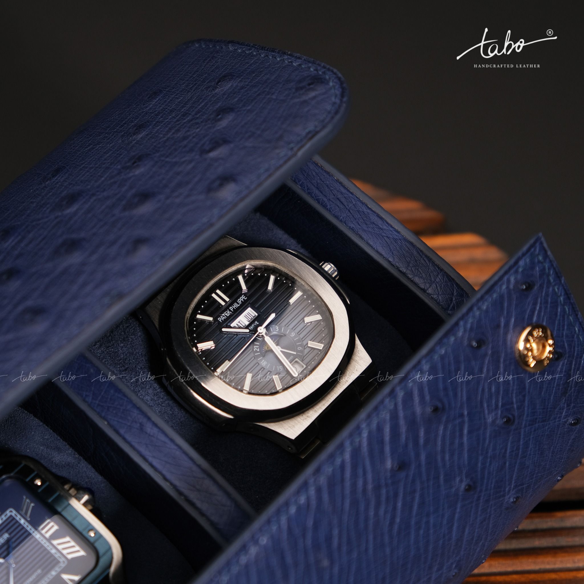  TRAVEL WATCH CASE FOR 2 WATCH MS03 