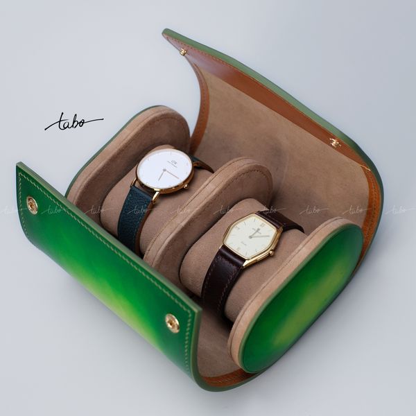  TRAVEL WATCH CASE FOR 2 WATCH MS02 