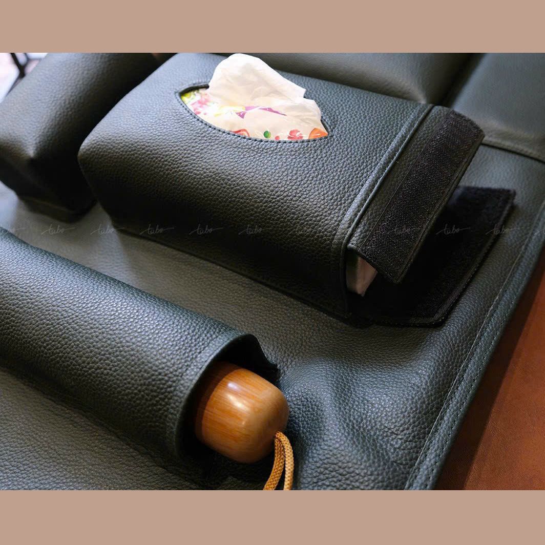 CAR BACK SEAT LEATHER STORAGE MS01 
