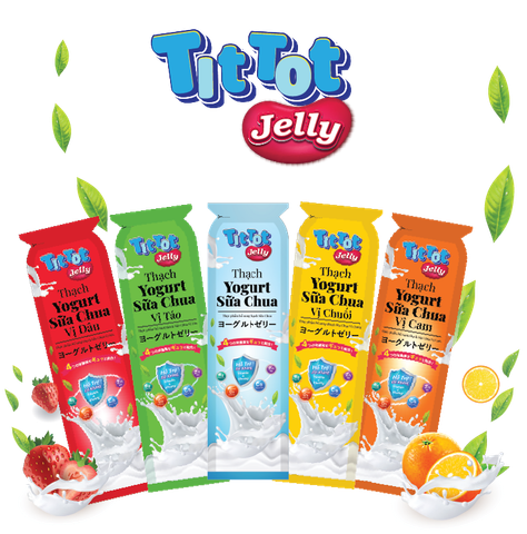  Thạch Sữa Chua Vị Dâu 
