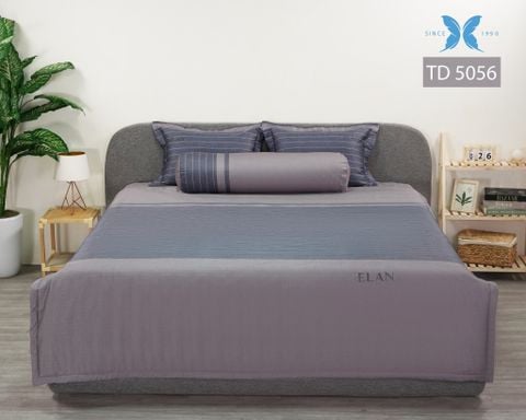 Bộ ga phủ kèm gối 3 món Tencel in cao cấp TD5056