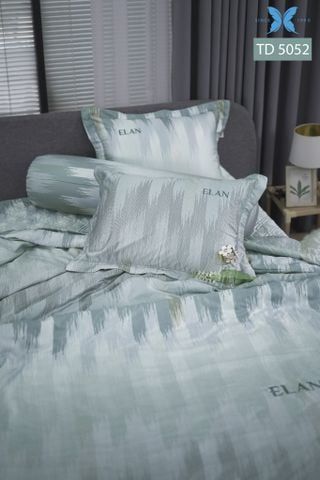 Bộ chăn ga gối 5 món Tencel in cao cấp TD5052