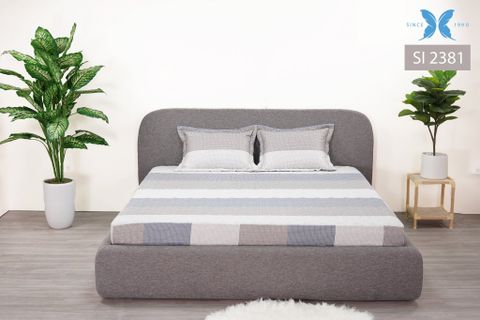 Bộ chăn ga gối 7 món Sateen in hoa SI2381