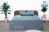 Bộ chăn ga gối 7 món Sateen thêu ST2329
