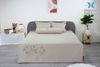 Bộ chăn ga gối 7 món Sateen thêu ST2331