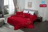 Bộ chăn ga gối 5 món Sateen Thêu ST5084