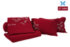 Bộ chăn ga gối 5 món Sateen Thêu ST5084