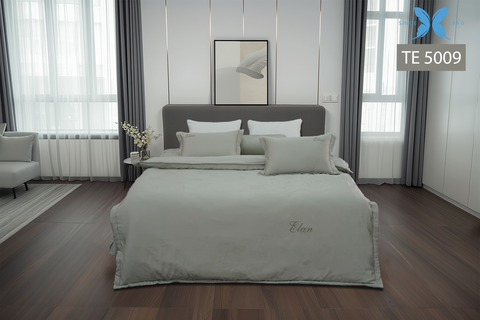 Bộ chăn ga gối 5 món Tencel Dệt TE5009