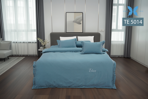 Bộ chăn ga gối 5 món Tencel Dệt TE5014