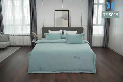 Bộ chăn ga gối 5 món Tencel Dệt TE5015