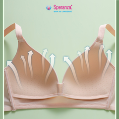 Áo ngực nữ không gọng cotton cài móc size to SPA9049SH
