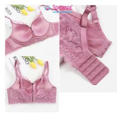 Áo ngực nữ không gọng mút mỏng ren mềm mịn thoải mái SPA7317SH