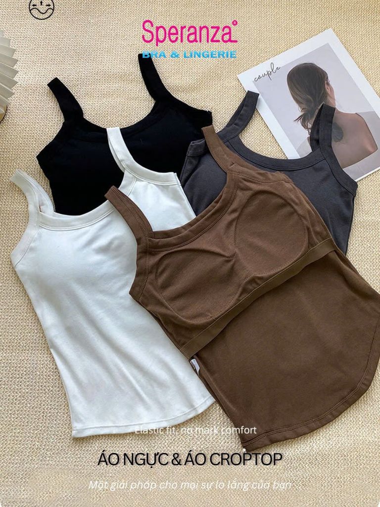 Áo Croptop Speranza, kết hợp hoàn hảo các chức năng của đồ lót và áo ngoài, thoải mái SPAL103SH