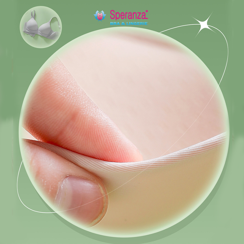 Áo ngực nữ không gọng cotton cài móc size to SPA9049SH
