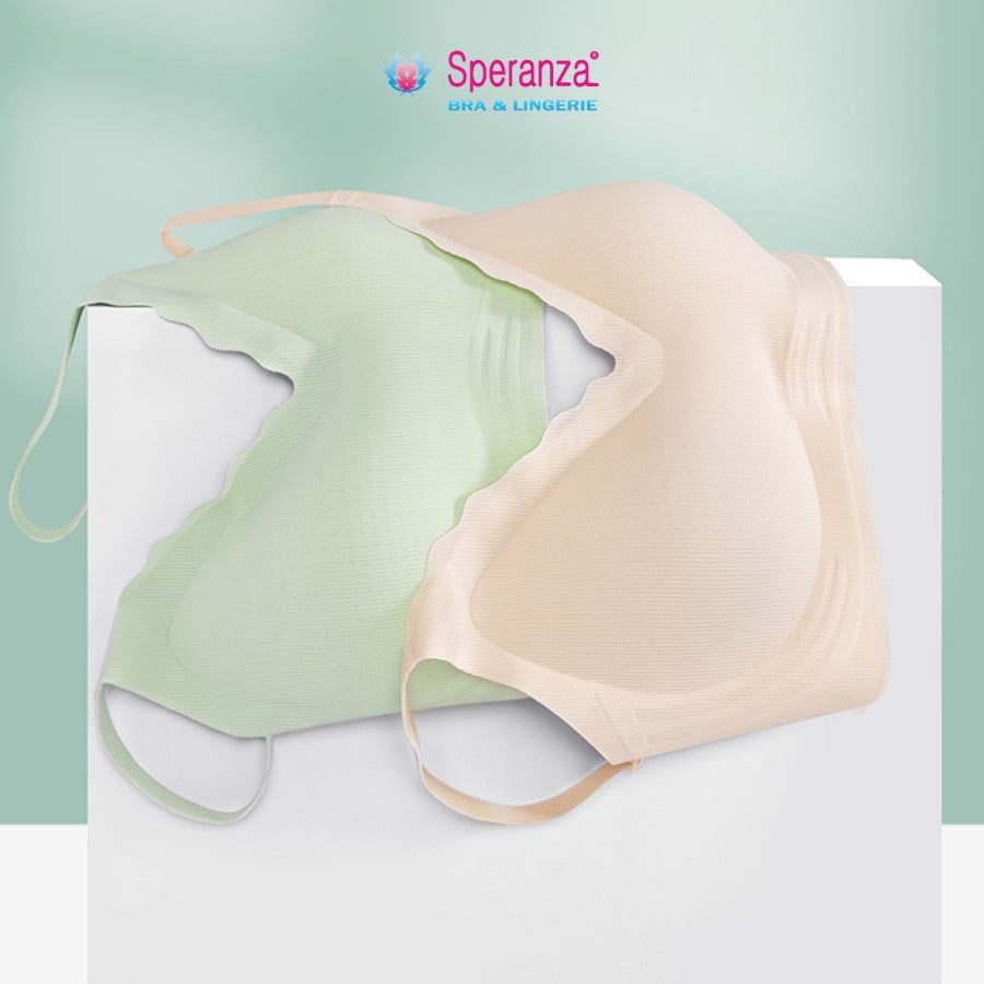 Áo ngực su không gọng mút mỏng vải su mềm mát thoải mái SPA692SH