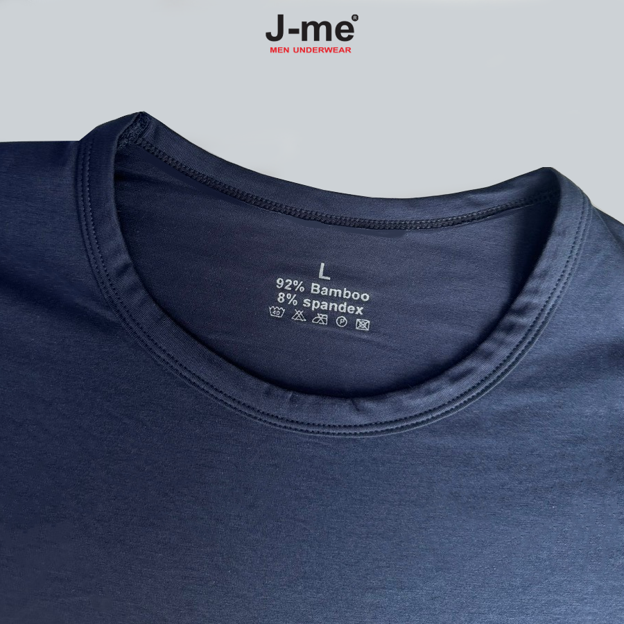 Áo thun cổ tròn J-me, vải bambo chất lượng cao, mềm mại, thoải mái và thoáng khí - JMT126SH