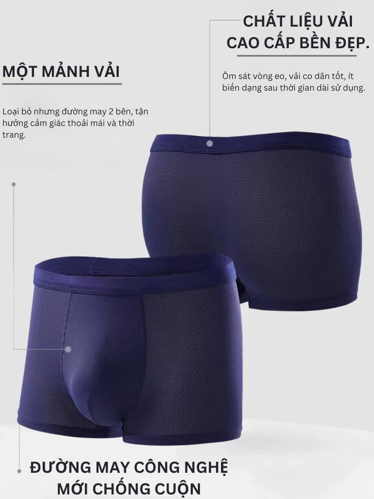 Quần sịp nam J-me, vải nhiều lỗ thông hơi thoáng khí, mềm mịn, bền đẹp thoáng mát JM908SH