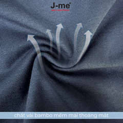 Áo thun cổ tròn J-me, vải bambo chất lượng cao, mềm mại, thoải mái và thoáng khí - JMT126SH