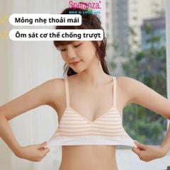Áo lá nữ kiểu cổ chữ V kẻ sọc gợi cảm SPAL0968SH