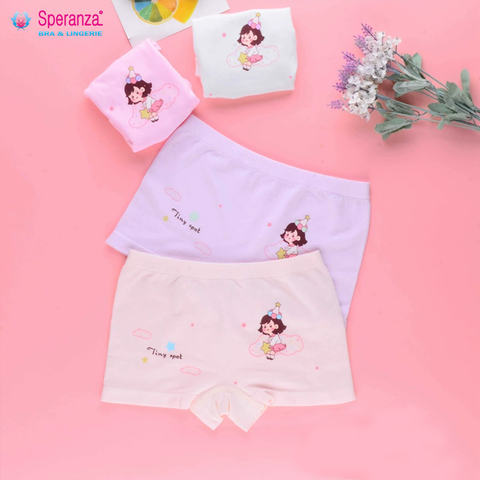 Quần lót bé gái cotton không đường may thoáng mát bé 3-14 tuổi SPQTE806SH