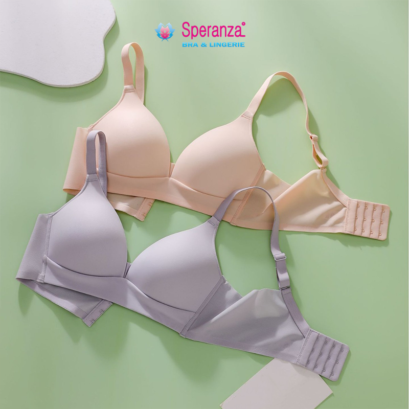 Áo ngực nữ không gọng cotton cài móc size to SPA9049SH