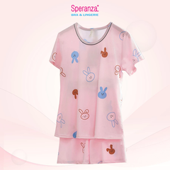 Bộ mặc nhà nữ Speranza, vải cotton cao cấp, họa tiết da dạng xinh xắn trẻ trung - SBD24301SH