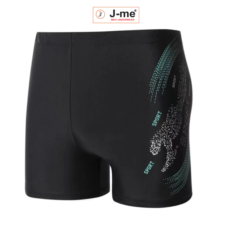 Quần Bơi Nam J-me – Thoải Mái, 60KG đến 75kg, Luyện Tập Bơi, Chất Liệu Polyester Cao Cấp - JMB703SH