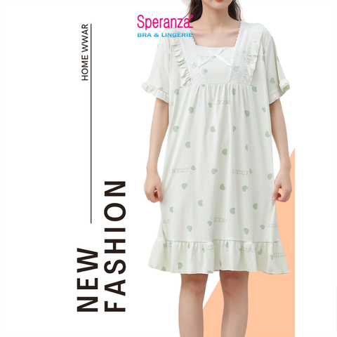 Váy mặc nhà cotton thoáng thoải mái 45-70kg mặc vừa SPD029SH