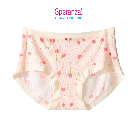 Quần lót nữ không đường may cotton kháng khuẩn dáng ôm SPQ02219SH