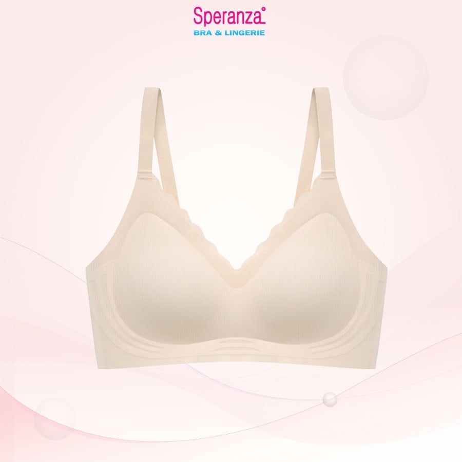 Áo ngực su không gọng mút mỏng vải su mềm mát thoải mái SPA692SH
