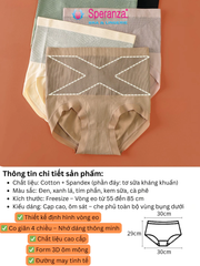 Quần Lót Định Hình Nữ Cạp Cao – Chống Cuộn, Nâng Mông, Siết Eo Chuẩn Dáng Tự Nhiên - SPQ371SH