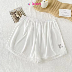 Quần lót nữ dạng short Speranza lụa lạnh freesize 40-65kg có ren mặc váy mặc ngủ dễ thương SPQ0419SH